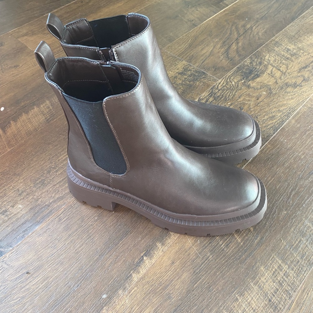 American Eagle Outfitters Brown Ankle Boots - Picture 3 of 7